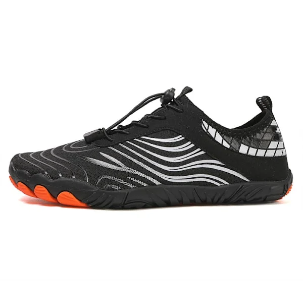 [KK] Water/bathing shoes for women and men, non-slip, athletic, for walking, running, swimming H02 Black