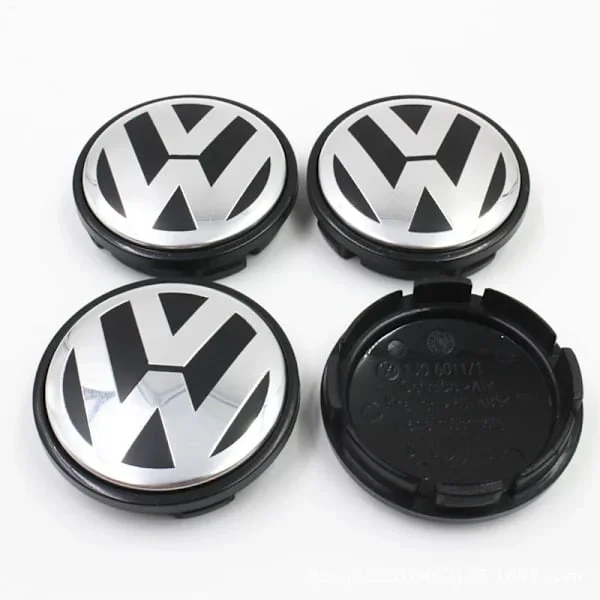 4-pack VW-logotyp 56 mm kapsel Fälgemblem Fälgmärke #1 56mm