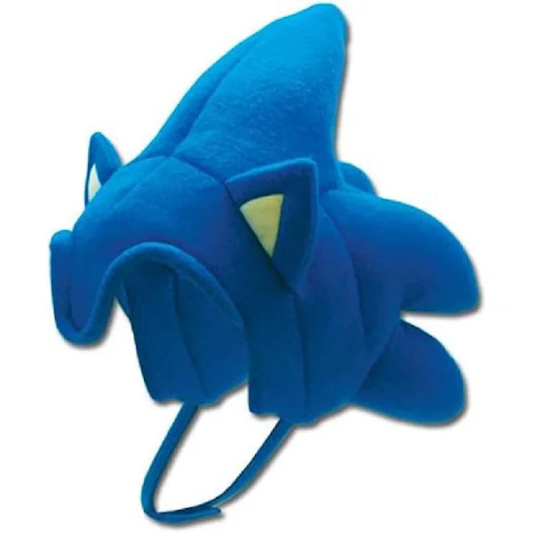 Halloween Cosplay-hatt med Sonic the Hedgehog-tema, Sonic-inspirerad Basebollkeps, Sonics Cosplay-huvudbonad, Cartoon-keps för barn, Blå hatt för 