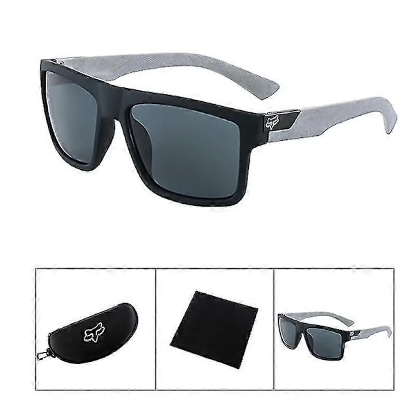 Fox Aurinkolasit Miehille Merkki Design Naiset Ajo Lasit Vintage Retro Aurinkolasit Neliömäiset Silmälasit Uv400 Gafas(65% alennus)_EP28 [DB]