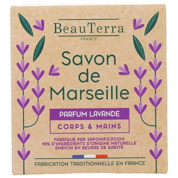 Tvål - Beauterra - Marseille - Lavendel - 100g - Hypoallergen