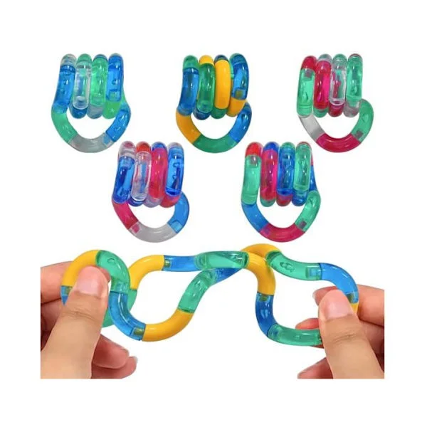 5-delat Fidget Toy Set, Anti-Stress Fidget Toys, Stressavlastande Artikel, Fidget Toy för ADHD, Fidget Twister Toys, Fidget Twister Toy för Decomp[YJD