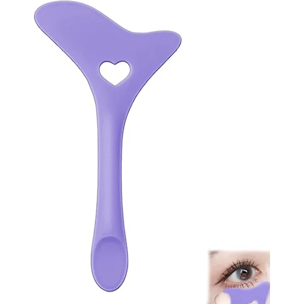 Eyeliner-sjabluuni, Eyeliner-työkalu, Eyeliner-apu, Silmämeikkityökalu, Siivekäs Eyeliner-apu (violetti)