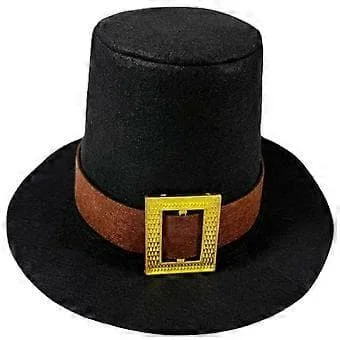 Mode Høj Hat Blød Hat med Spænde til de Fleste Aldre Bredskygget Fedora Hat Sofistikeret Panama Hat Tryllekunstner Hat Sort (Sort)