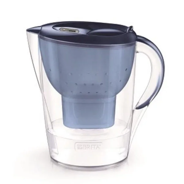 BRITA Marella Memo MX 2.4L Blue filter jug - Filter cartridge included Blue{F2} Blue, Transparent