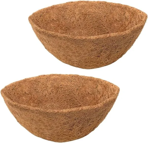 2 runda kokosfoder Ø35 cm (14 tum) hängkorg kokosfoder utbytbart-FX-