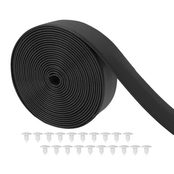 Vinylstropper for reparasjon av utemøbler DIY Gressstol Reparer stropper for hage Svart-Perfet