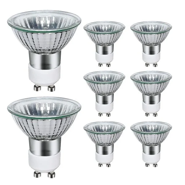 8-pack GU10 Halogenlampor 35W Varmvit 2800K - Dimbara Spotlight Lampor [JUN]