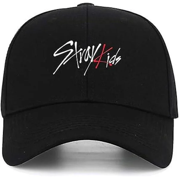 Keps Straykids Justerbar Keps Baseballkeps Dam Keps Svart Keps