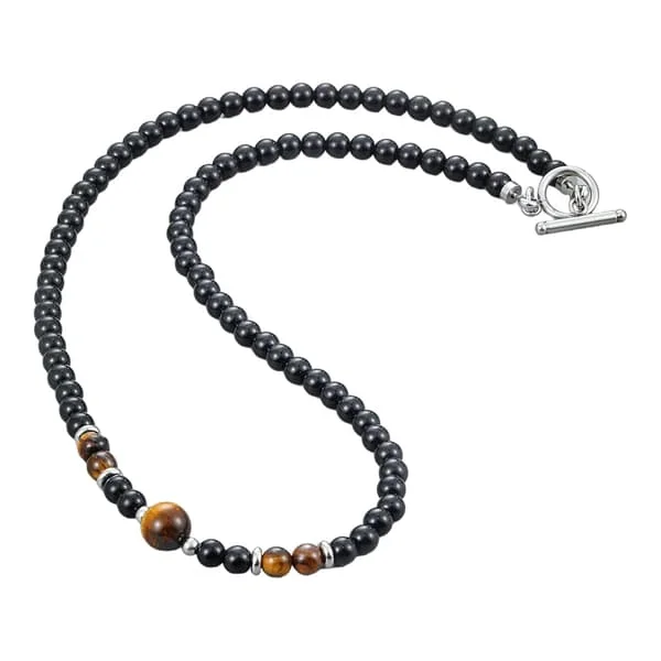 Pärlhalsband för män | Pärlhalsband för män | Halsband med helande kristallädelstenar