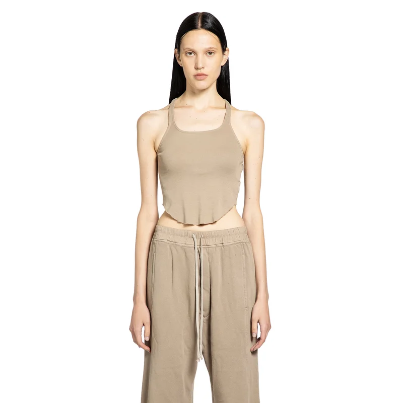 Basic Ribbed Cotton Jersey Tank