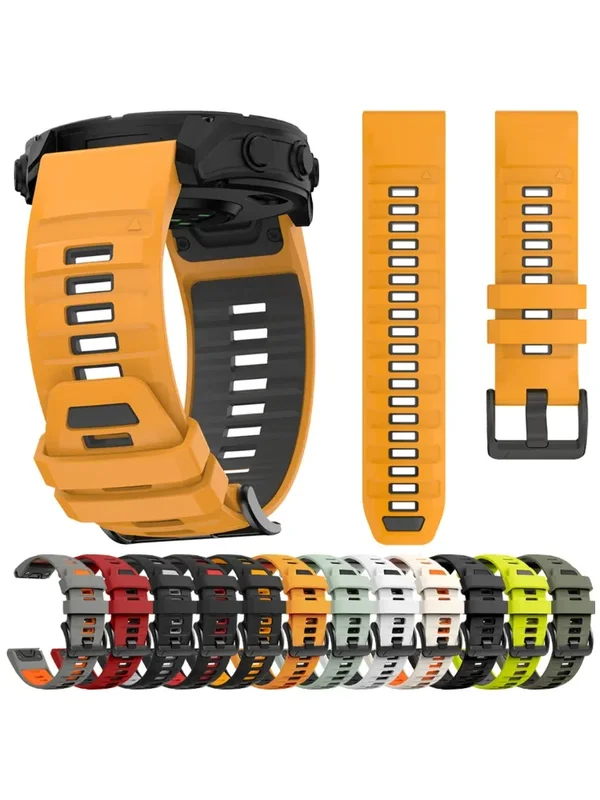 AliExpress - Bracelet Officiel Quickfit 22/26mm pour Garmin Fenix 8 Pro 47mm 51mm E 7 7X/Epix Pro/6 6X/Enduro 3, Bracelet en Silicone Sport Souple