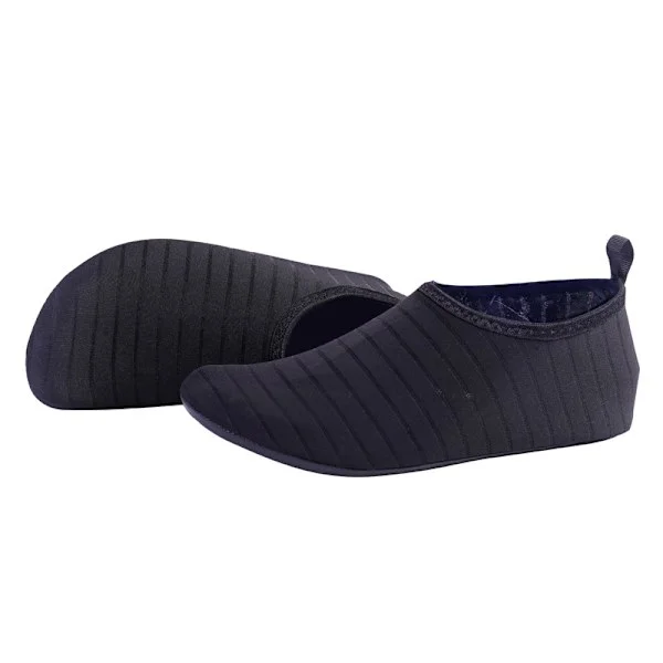 Vandsko til kvinder, mænd og børn, barfodet hurtigtørrende aqua slip-on vandsko til stranden