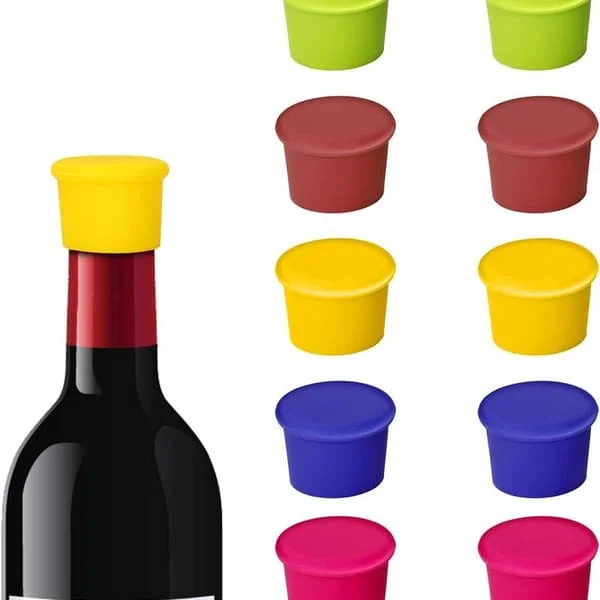 30-pack Silicone Bottle Stoppers, Wine Bottle Stoppers/Beer Sealing Caps-FX-