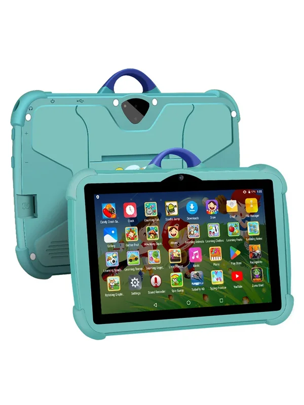 AliExpress - 7 inch tablet-pc voor kinderen met Android 13 Quad Core 4 GB RAM 64 GB ROM Educatief leren Favoriet voor kinderen Goedkoop Eenvoudig 