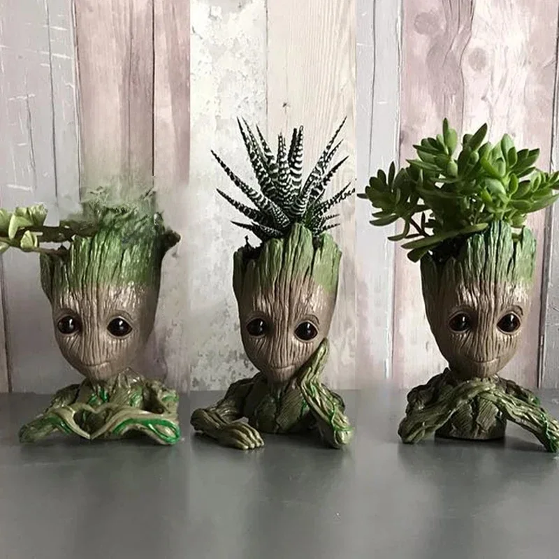 AliExpress - Moderne Vasen Für Blumen Topf Groot Garten Töpfe Pflanzgefäße Anime Figuren Hause Dekoration Zubehör Büro Lagerung Stift Fall