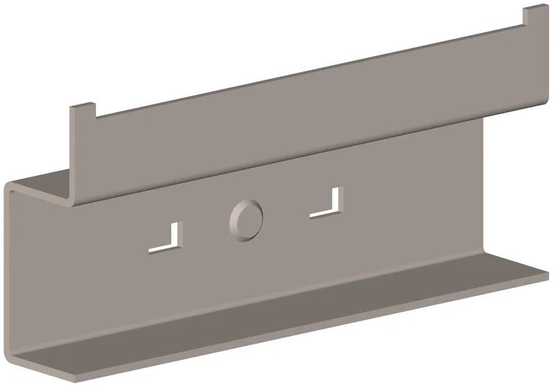 Treston 83908651 Suspension strip til kasser, krog R46 635 mm, Garageindretning & opbevaring
