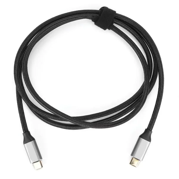 【NX】USB 3.1 Dubbelhuvud 100W USB C till USB Typ C hanekabel USBC PD 5A snabbladdarsladd1,5 m