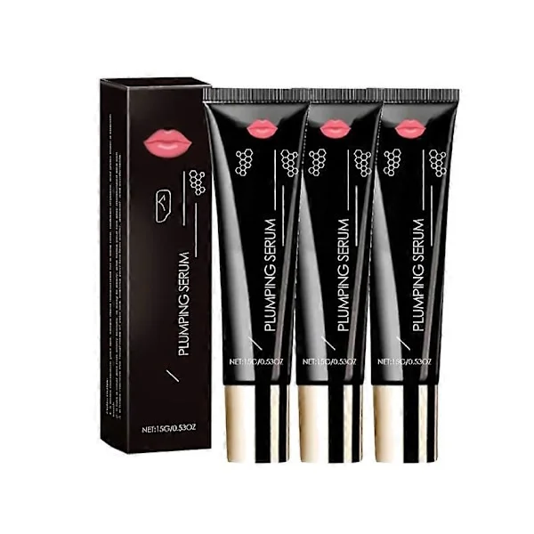 26~1-5x Plumpify Plumping Serum Oil, Plumpify Lip Oil Plumper, Hydrating Lip Gloss Set for Dry Lips, Moisturizing Lip Plumping Serum (3PCS)