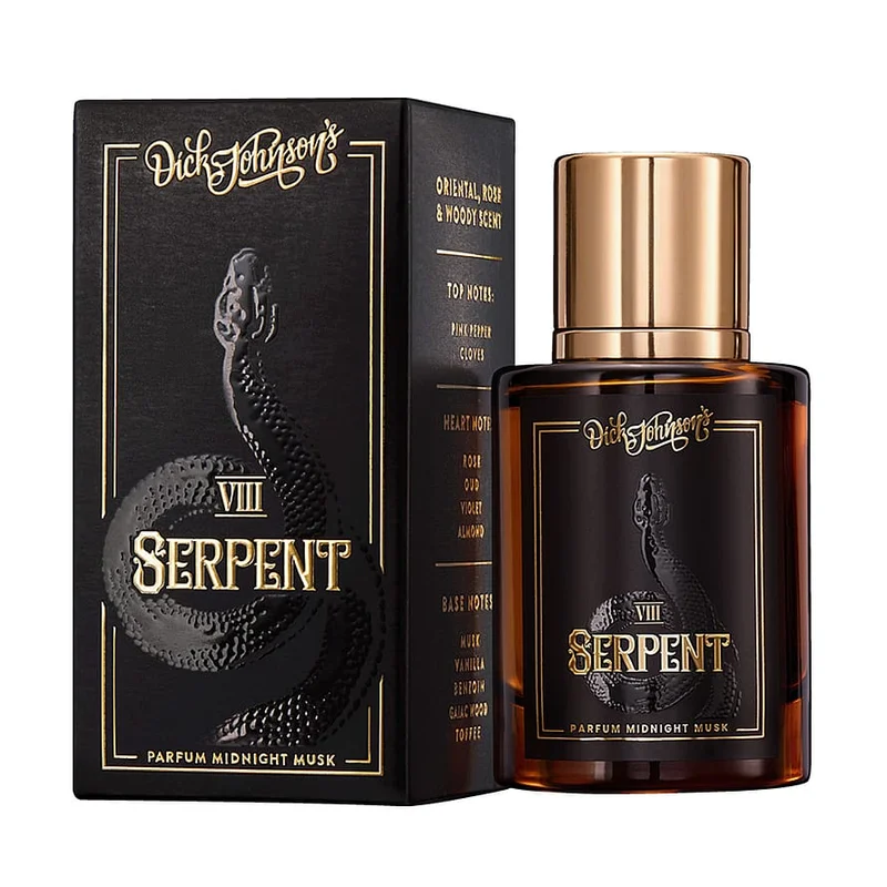 Dick Johnson Serpent Midnight Musk Parfum 50 ml, Mænd, Skægpleje, Skægolie