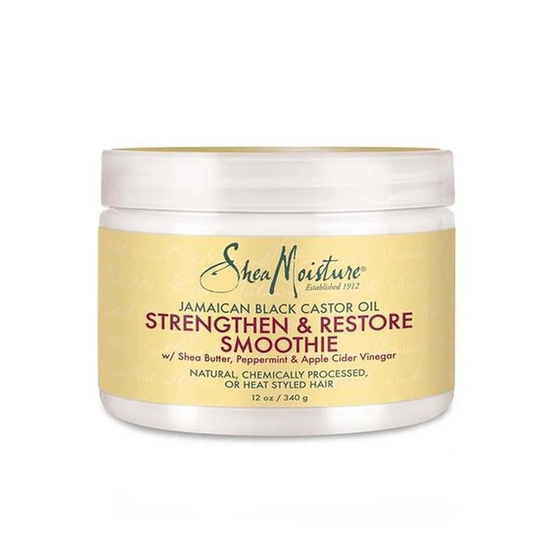 SHEA MOISTURE Jamaican Black Castor Oil Strengthen & Restore Smoothie 340ml - Crema Capelli Styling & Finish