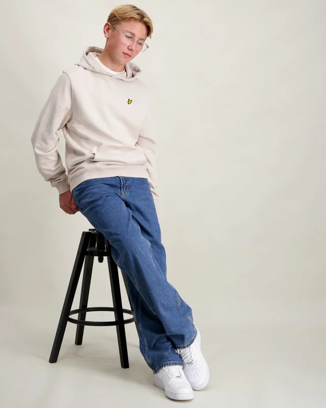 Lyle & Scott Pullover Hoodie Beżowy Bluzy z kapturem Chłopiec - Kids Brand Store
