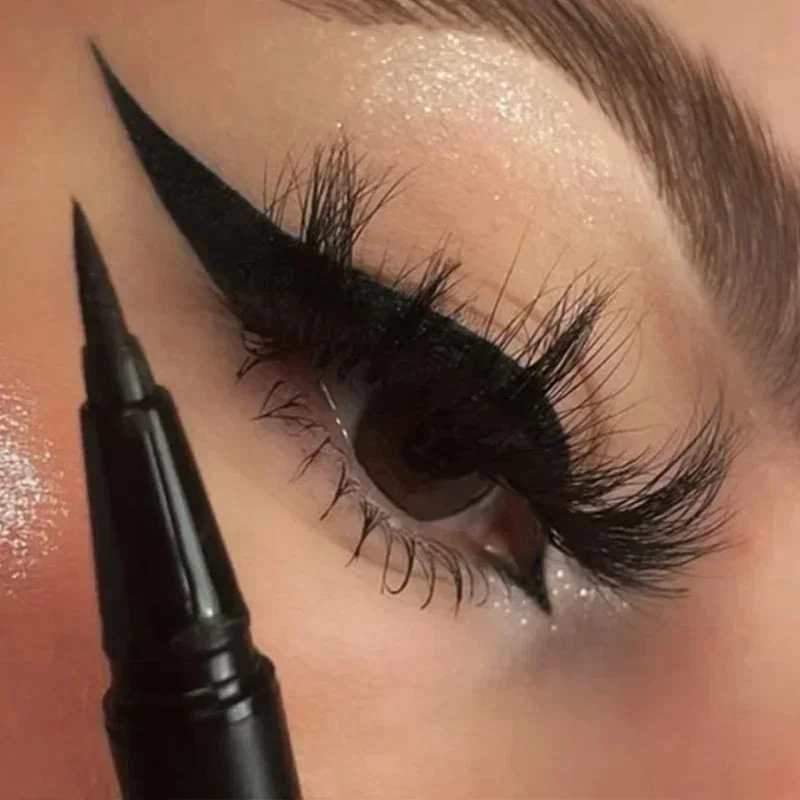AliExpress - Schnell trocknender Eyeliner-Stift, Make-up, langlebig, glatt, matt, Eyeliner, wasserdicht, wischfest, flüssiger Eyeliner-Stift, 
