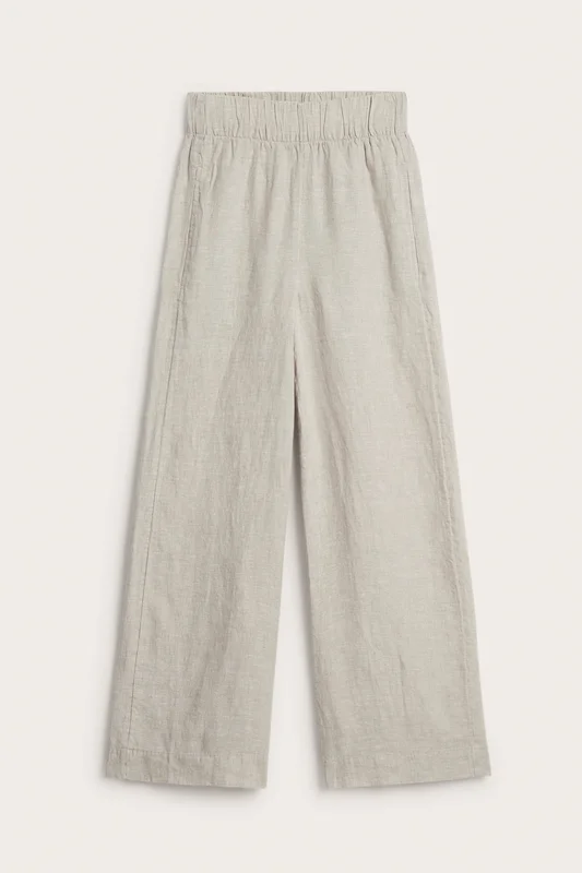 Kappahl | Linbukser med bred passform Beige L | Dame