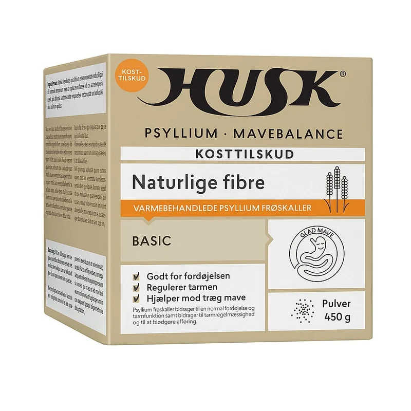 HUSK Psyllium Mavebalance Psyllium Mavebalance 450 g, Helse & Madvarer, Ingredienser, Loppefrøskaller