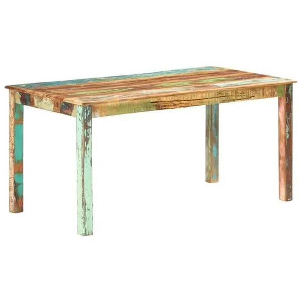 Ruokapöytä - EXCLUSIVE KOTI - 160x80x76 cm - Trooppinen kierrätyspuu - Massiivipuu - Vintage