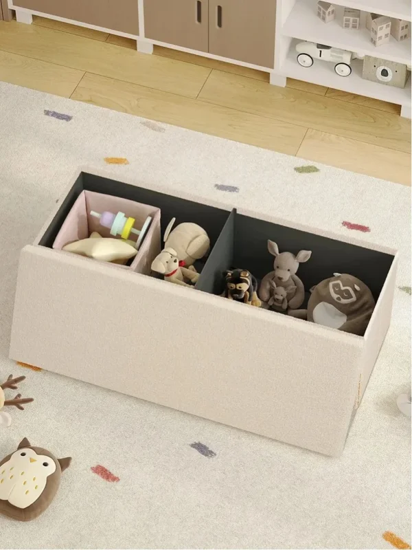 AliExpress - WOLTU Pouf Ottoman Pliable 2 Places avec Rangement, Banc d'Entrée, Canapé de Rangement, Coffre avec Couvercle Amovible, Repose-Pieds 