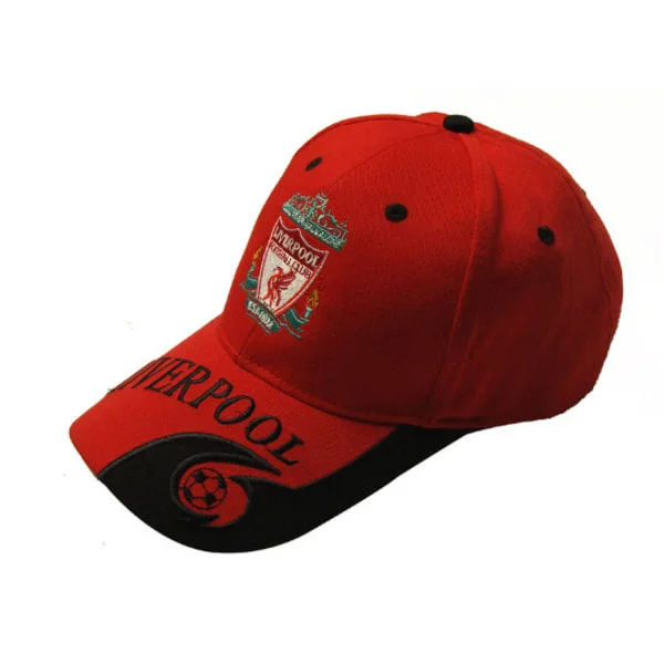 Unisex Embroidered Adjustable Football Visor Cap Liverpool Red Liverpool Red