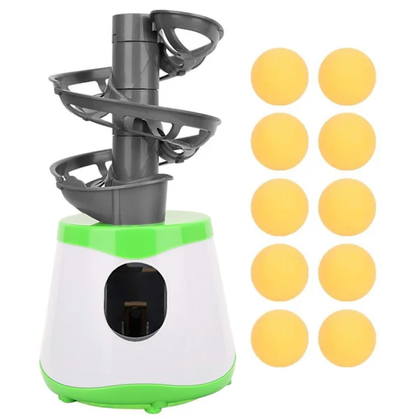 Bærbar ABS bordtennis-trener Ping Pong-ball automatisk utskyter Treningsmaskin Barneunderholdningsleketøy