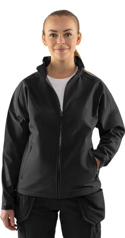Arbetskläder Fristads Dam Softshell-jacka 1477 SBT, dam, Svart