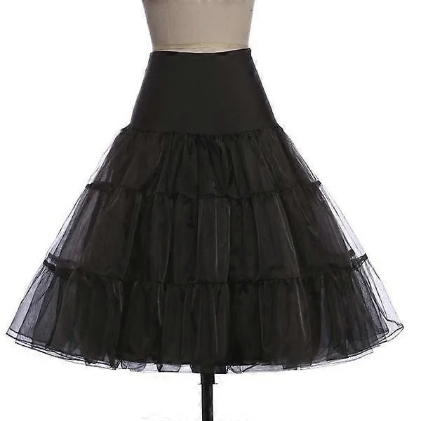 Underkjole Dame Retro Vintage Skjørt Kjole Crinoline Underkjole Rockabilly Underkjole for Bryllup
