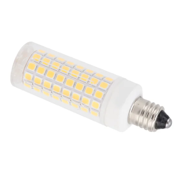 E11 LED Bulb 1000LM 102LED Dimmable Replacement Bulb for Chandelier Ceiling Lamp Wall Lamp 110V Warm White