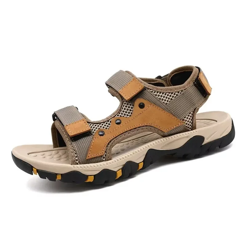 AliExpress - Hommes sandales été chaussures décontractées sandales de plage hommes Sandalias Hombre extérieur léger Style romain Wading baskets taille