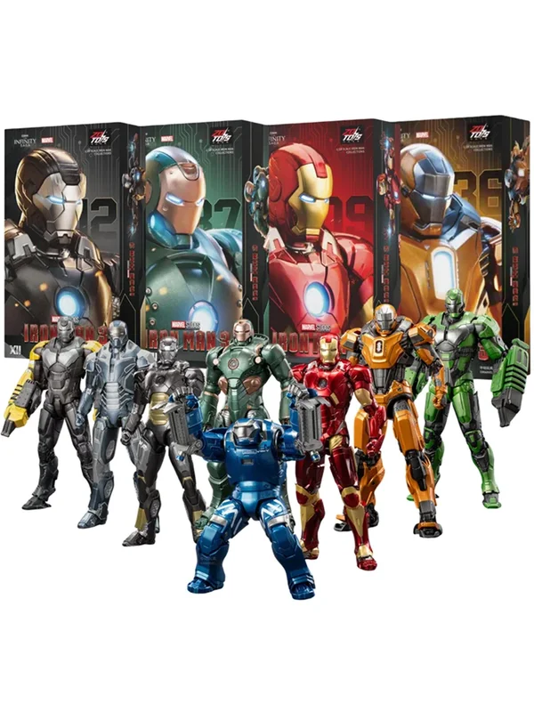 AliExpress - ZD Toys Iron Man MK35 Red Snapper Actionfigur Iron Man Mk41 Mk47 Panzer MK24 MK22 Iron Man im Maßstab 1:10 Sammlungen Geschenk