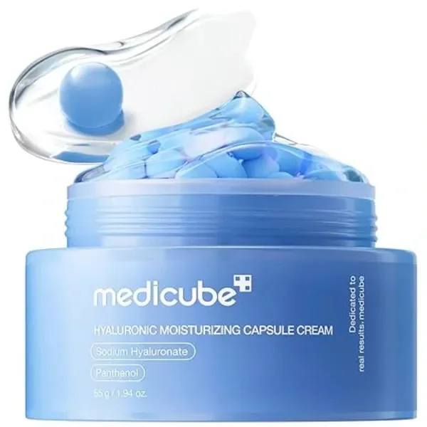 Medicube TXA Niacinamide Capsule Cream, Lystergörande ansiktskräm för ojämn hudton och textur, Återfuktande koreansk hudvård, 54g tranexam