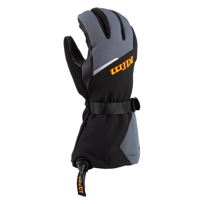 Gants de Ski Klim Fusion Gauntlet Noir/Orange Strike XL