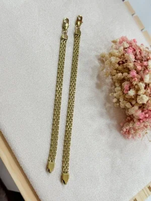 18k guldpläterat armband