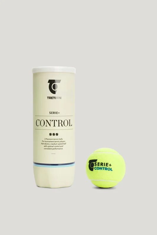 Tretorn Serie+ Control 3 Tube — Tennispallo Naiset/Miehet — Keltainen | Ulkovaatteet, kumisaappaat, takit ja sadevaatteet naisille, miehille ja 