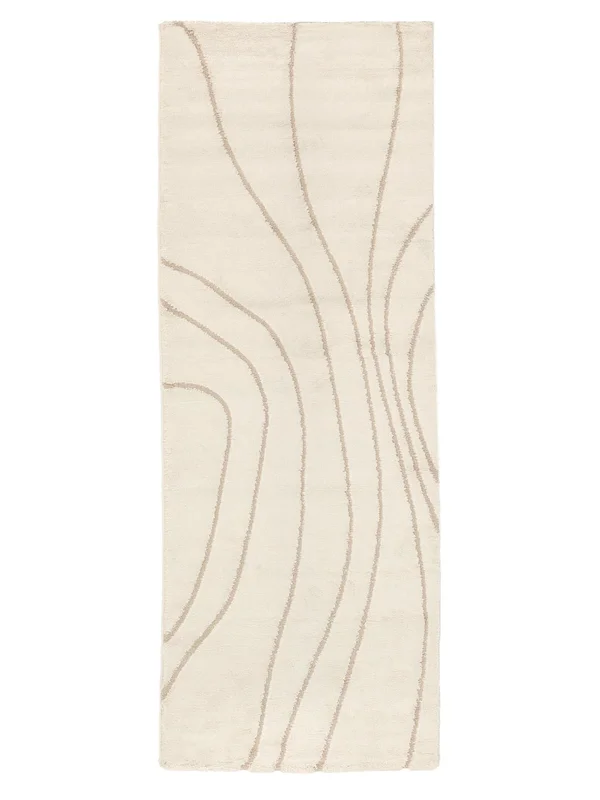 Bahia Cream White/Beige Runner Rug Small Oeko-Tex