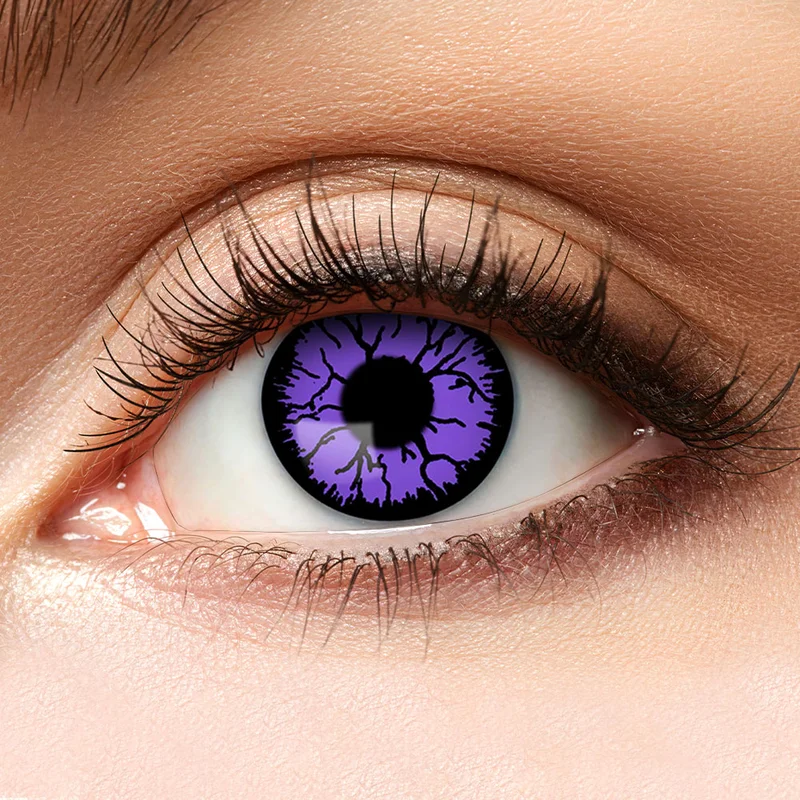 Crazy Värilliset Piilolinssit Violet Monster