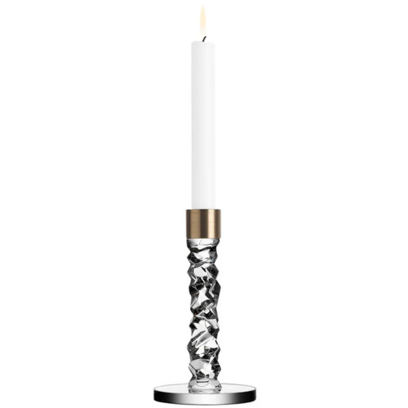 Orrefors Carat Ljusstake H 18,3 cm Mässing | Inredning > Ljusstakar & Lyktor > Ljusstakar > Ljusstake | Bagaren och Kocken