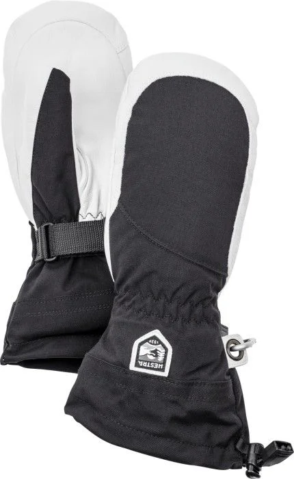 Hestra Heli Ski Female Mitt Svart & offwhite