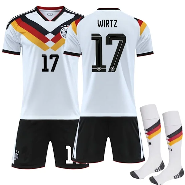 2026 World Cup Germany Home Kids Adult Football Jersey NO.17 WIRTZ