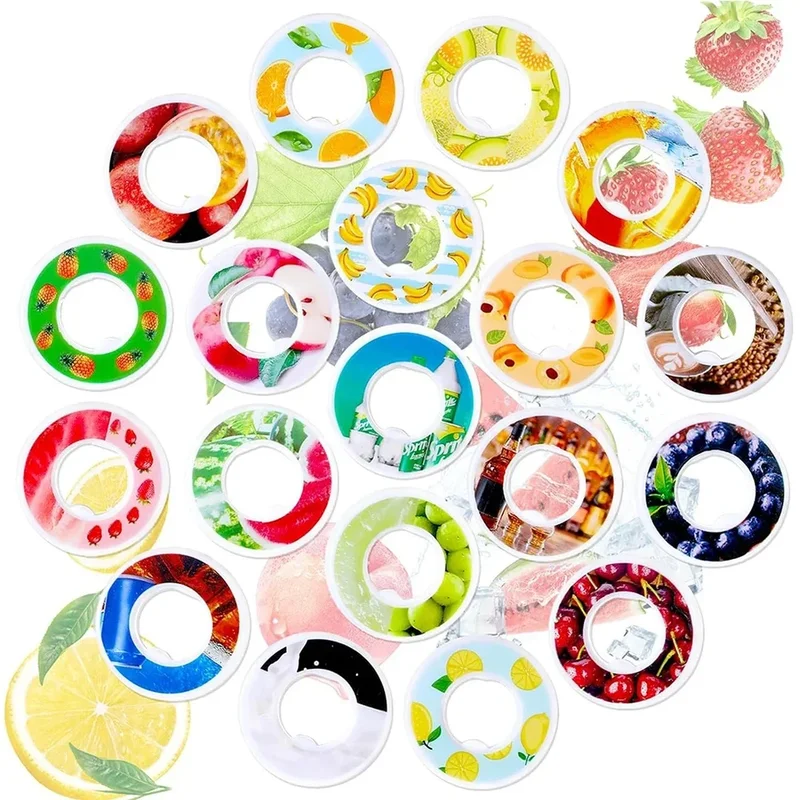 AliExpress - 1 pièces dosettes de saveur d'air bouteille d'eau bouchons de saveur dosettes de parfum de fruits pour bouteilles d'eau Sport anneaux de 
