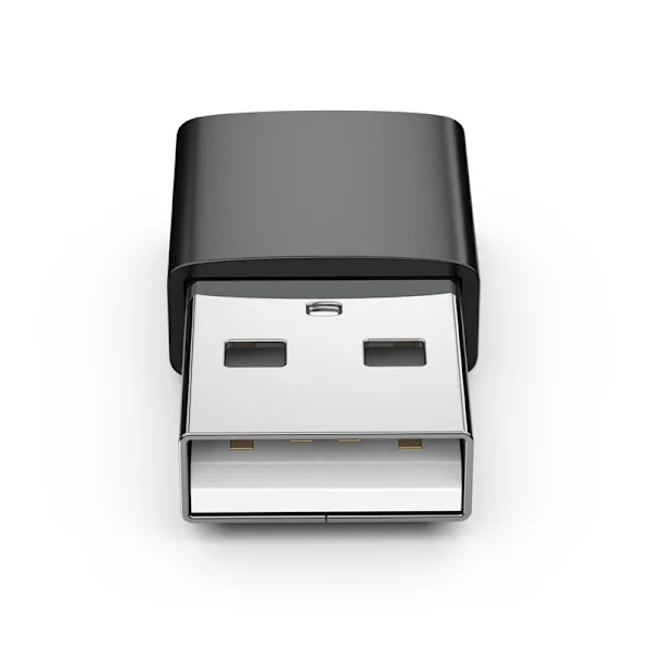 USB-A (hane) till USB-C (hona) adapter Black