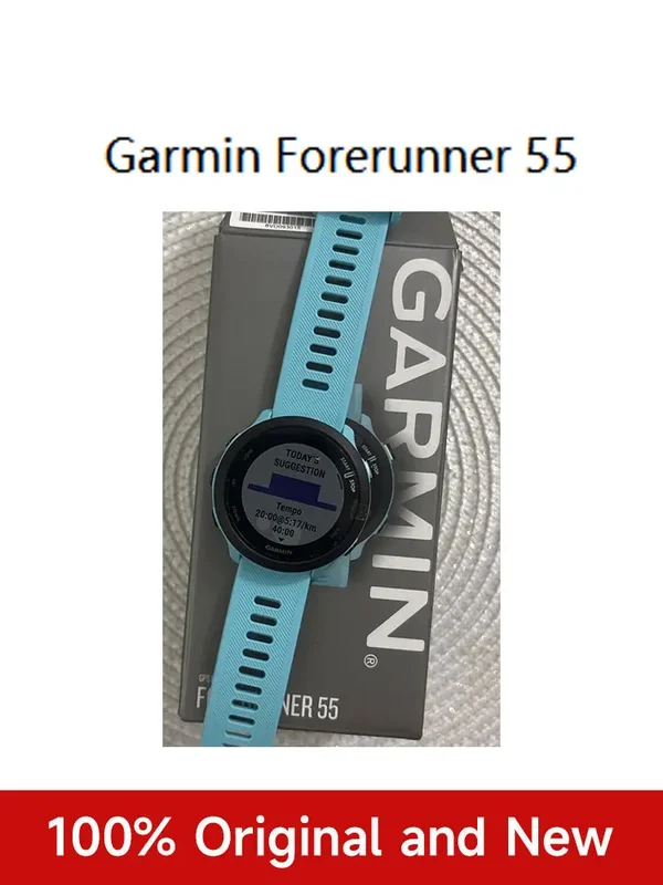 AliExpress - Montre GPS Garmin Forerunner 55, montre de course avec entraînements suggérés quotidiens, jusqu'à 2 semaines d'autonomie de la batterie, 